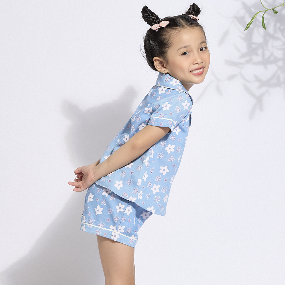 Bộ short kate bé gái Vincy KSK010W11