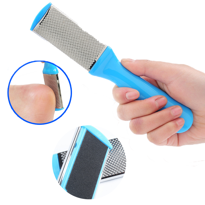 Dụng Cụ Chăm Sóc Chà Gót Massage , Dũa Móng Chân, Tay 2 Mặt Tẩy Tế Bào Da Chết Tiện Lợi - MP101