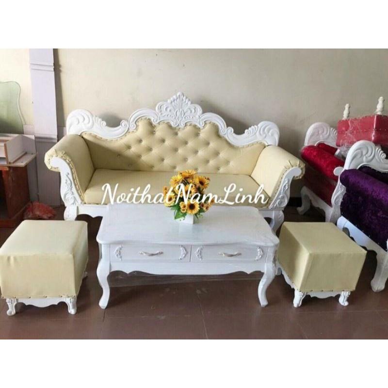 ghế sofa tân cổ điển hoàng gia sang trọng