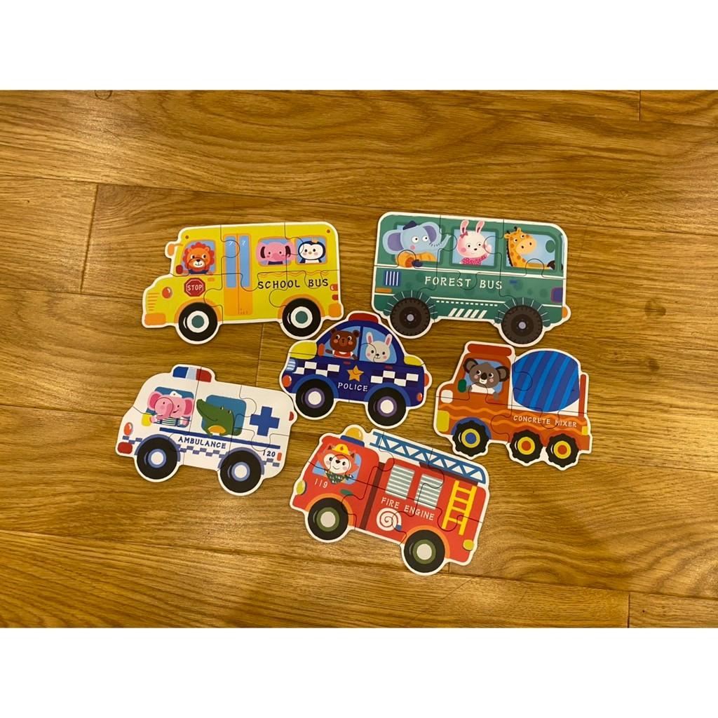 Bảng Ghép Hình Puzzle 6 Món Cho Bé Mẫu Hộp Mới