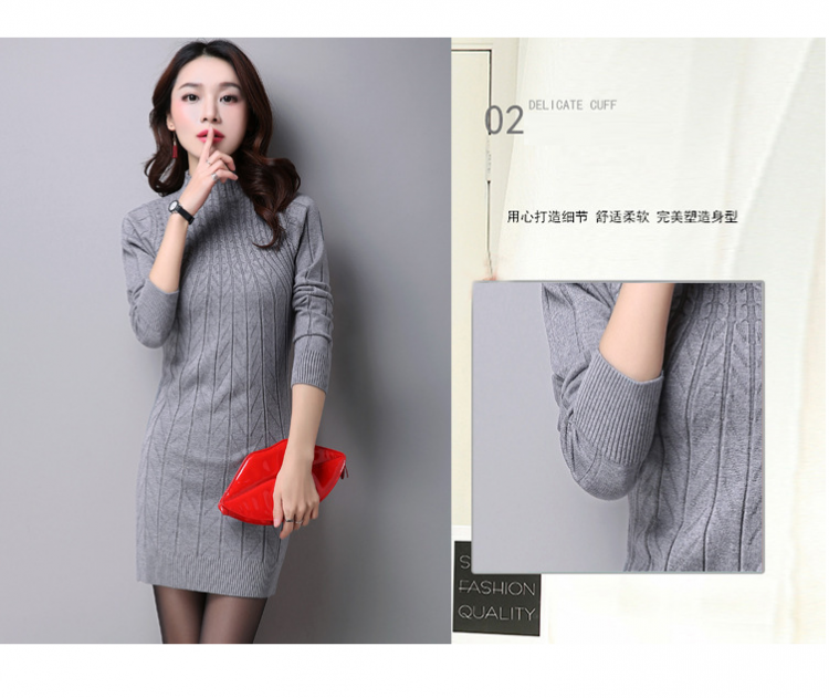 [FREE SHIP] Đầm len sang trọng quý phái - KT299 5