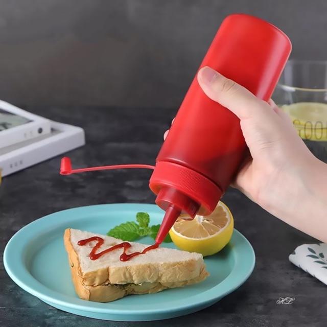 Bình đựng nước sốt 700ml | BÌNH ĐỰNG SỐT 24OZ DUNG TÍCH 700ml CÓ VẠCH DUNG TÍCH DẬP NỔI NẮP ĐẬY KÍN NHẬP KHẨU
