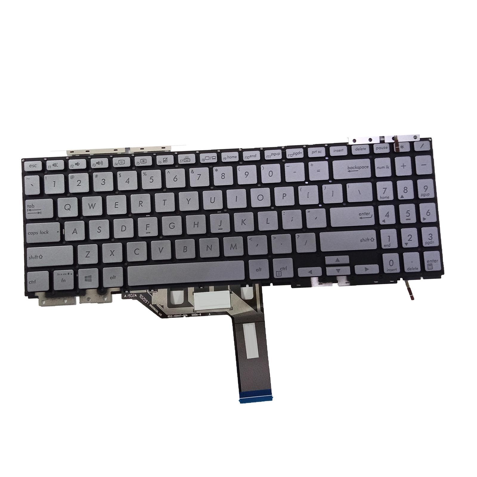 US English Keyboard with Backlit for UX562FD UX562Fdx Parts Components Good Performance Premium Material Durable