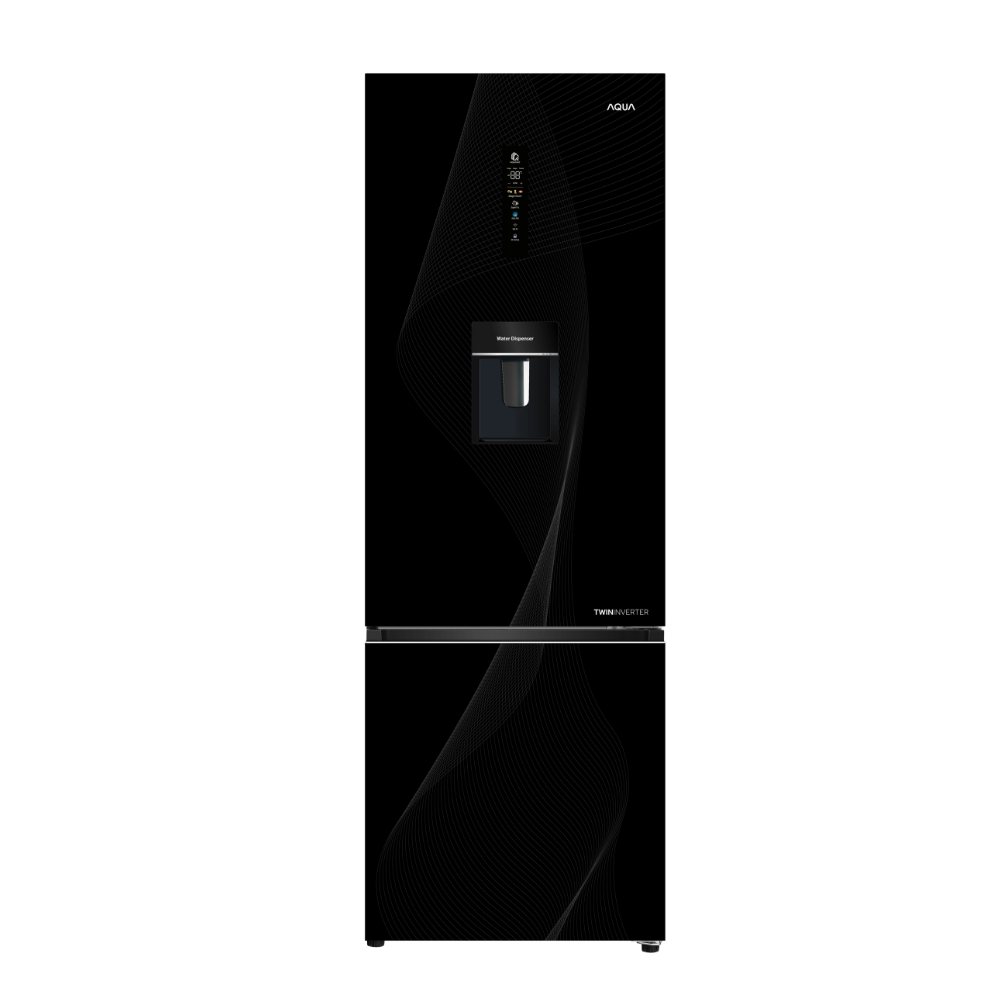 Tủ lạnh Aqua Inverter 320 lít AQR-B380MA(WGP)U1 - Bảo hành 2 năm - Freeship toàn quốc - Hàng chính hãng