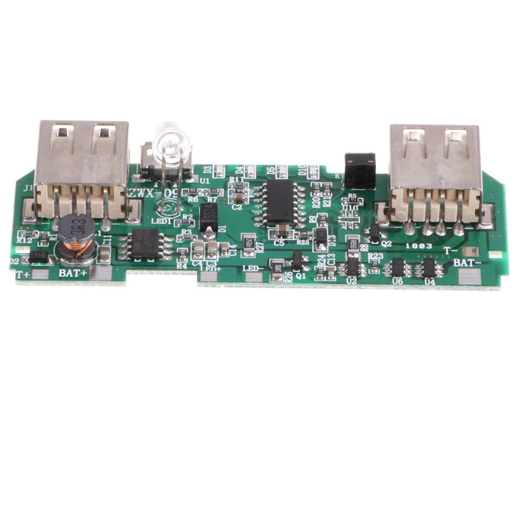 Solar Light Double U with LED Light 2.1A Booster Board PCBA Circuit Board