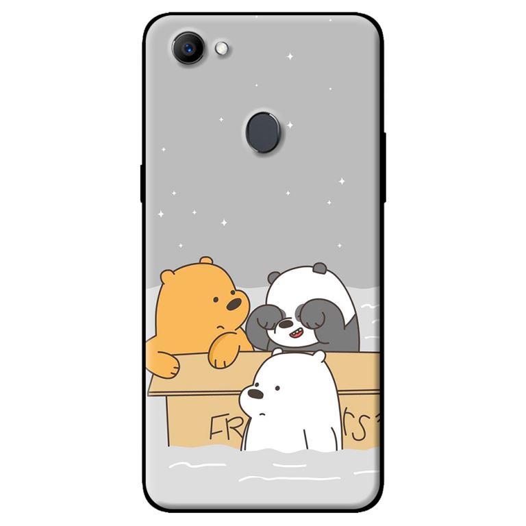 Ốp in cho Oppo F7 3 Chú Gấu 1 - Hàng chính hãng