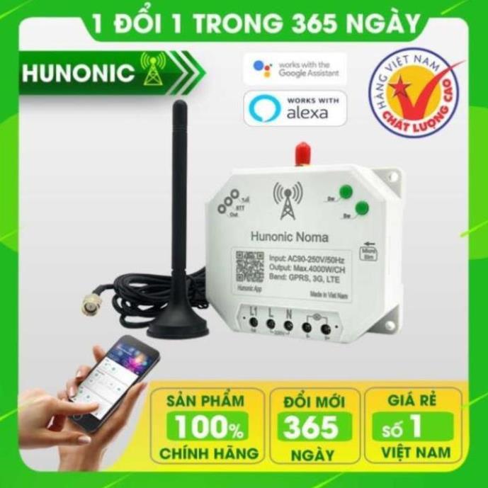 Công Tắc Noma - Điều khiển mọi thiết bị từ xa qua điện thoại dùng Sim│Điều khiển không cần Wifi