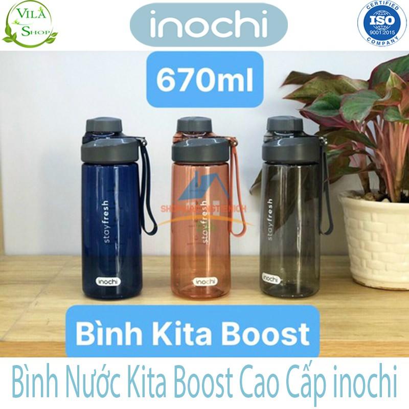 Bình Đựng Nước, Bình Nước Chịu Nhiệt Kita Boost 460ml - 670ml, Bình Nước Cao Cấp Inochi Xuất Nhât - Châu Âu - Eu