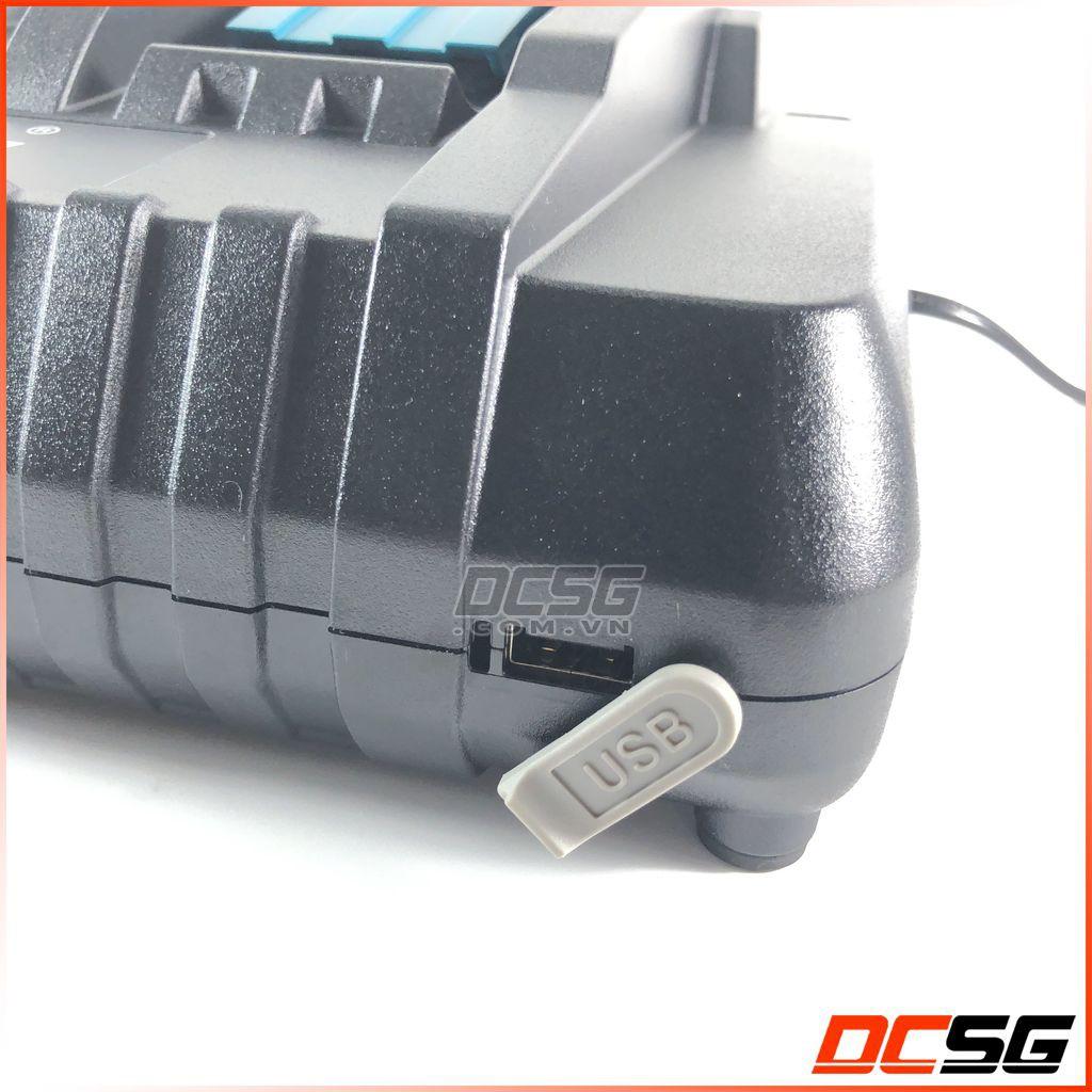 Sạc nhanh 2 cổng 14.4-18V Makita DC18RD