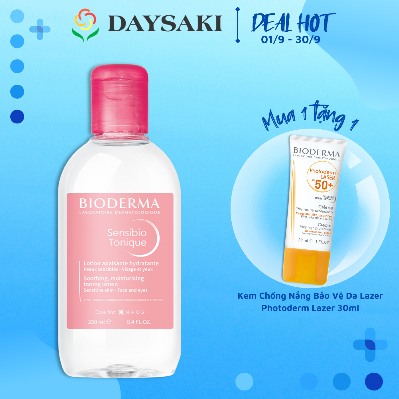 Bioderma Nước Hoa Hồng Cho Da Nhạy Cảm Sensibio Tonique 250ML