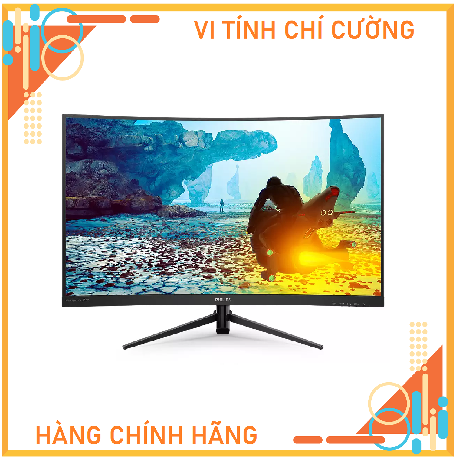 Màn hình LCD Philips 31.5" 322M8CZ - Hàng Chính Hãng