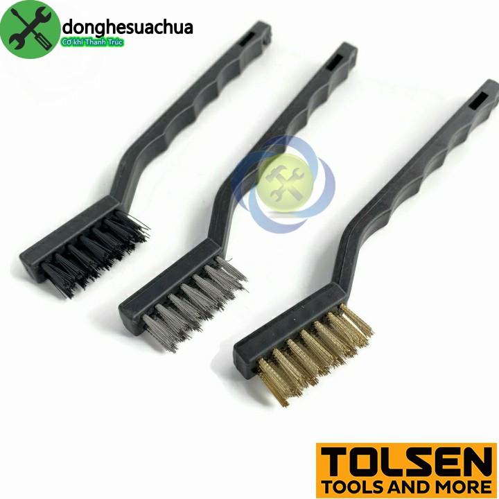 Bàn chải sợi thép Tolsen 32059  dài 180mm