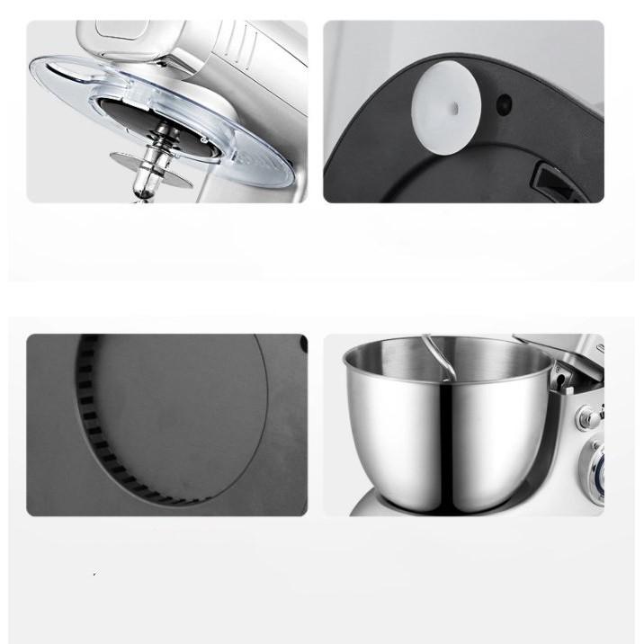 Máy nhào bột xay thịt xay sinh tố 3in1 Silver Multi 1000W - Hàng cao cấp - AsiaMart88