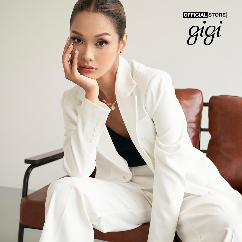 GIGI - Quần tây nữ phom suông lưng cao thanh lịch G3202P222317