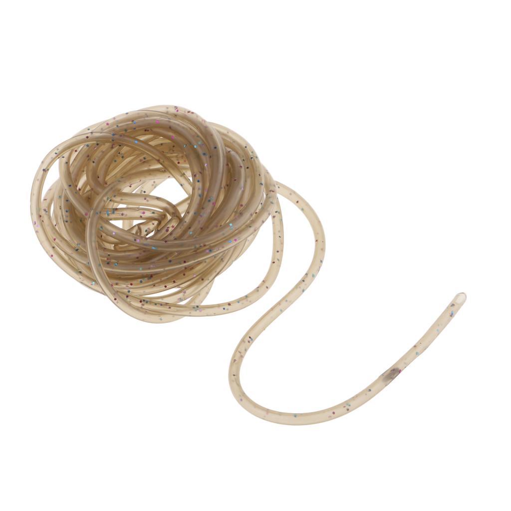 2 meters Soft Rubber Rig Tube Carp Fishing Rig Sleeves Hook Line Connector, Protect Knots and Rig Components