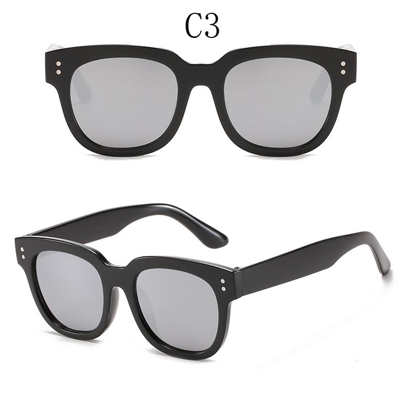 Kính Mát Gọng Vuông Chống Tia UV Phong Cách Hàn Quốc Thời Trang Mùa Hè Cho Bé Trai Và Gái