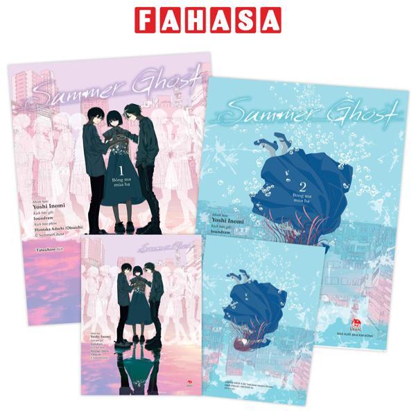 Sách - Bộ Manga - Summer Ghost - Bóng Ma Mùa Hạ - Tập 1 + Tập 2 (Bộ 2 Tập) - Tặng Kèm Postcard
