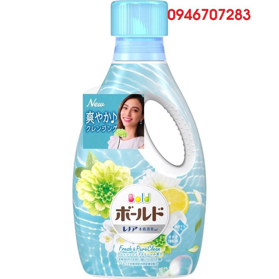 Nước giặt xả 2 in 1 Bold P&amp;G hương Hoa Nhật Bản 850g