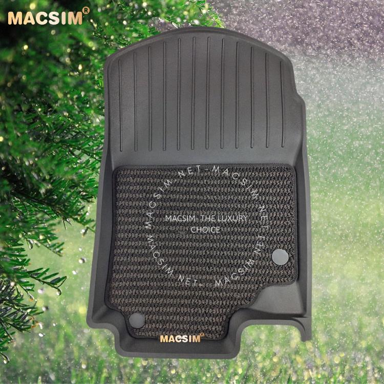 Thảm lót sàn ô tô 2 lớp cao cấp dành cho xe Mercedes Benz GLB 2020+ nhãn hiệu Macsim 3w