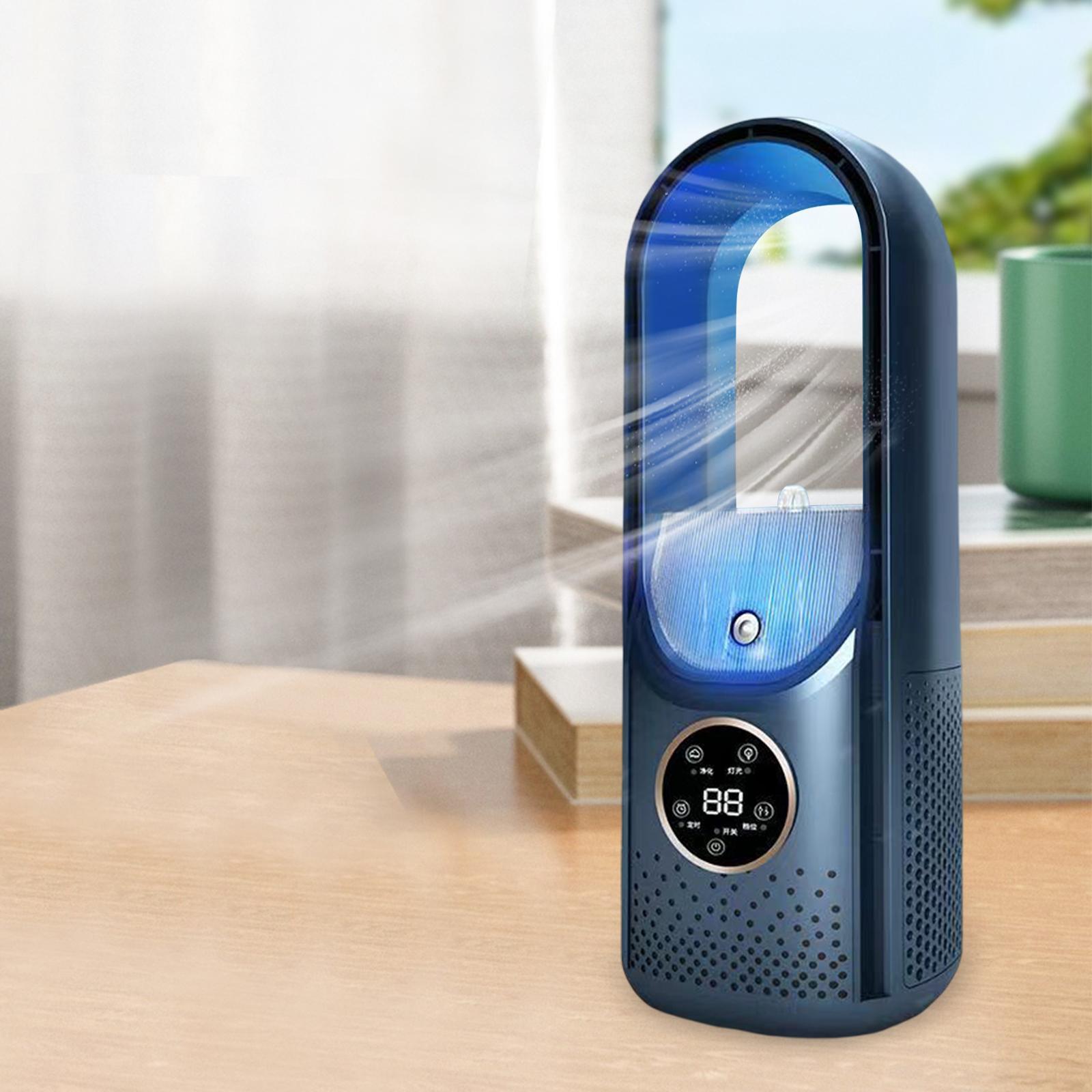 Portable Air Conditioner Evaporative Air Fan Quiet Air Cooling Fan Adjustable Water Cooling fan Conditioning Fan for Desk Room