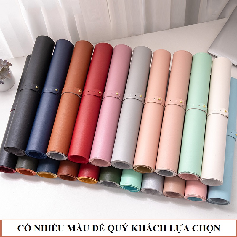 Miếng Lót Chuột Cỡ Lớn, Kích Thước 80x40cm, Da PU Cao Cấp 2 Mặt Tiện Dụng, Tấm Lót Chuột Cỡ Lớn, Tấm Trải Bàn Làm Việc, Hàng Nhập Khẩu