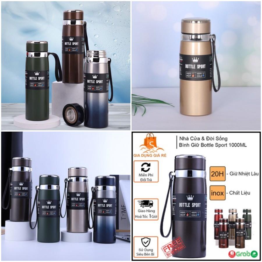 Bình Giữ Nhiệt Inox BOTTLE SPORT Dung Tích 1000ml cao cấp