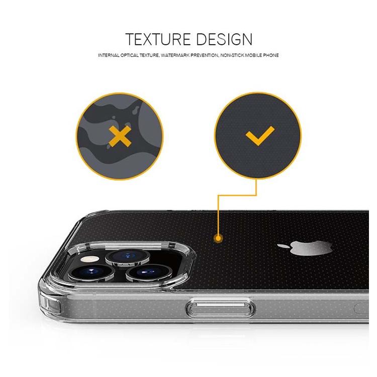 Ốp iPhone dành cho 13 pro max/ 12 trong suốt chống sốc đệm khí 4 góc