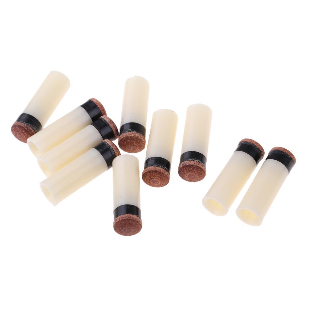 20 Pieces Slip-On Pool Billiard Cue Tips Snooker Stick Ferrules 11/12mm