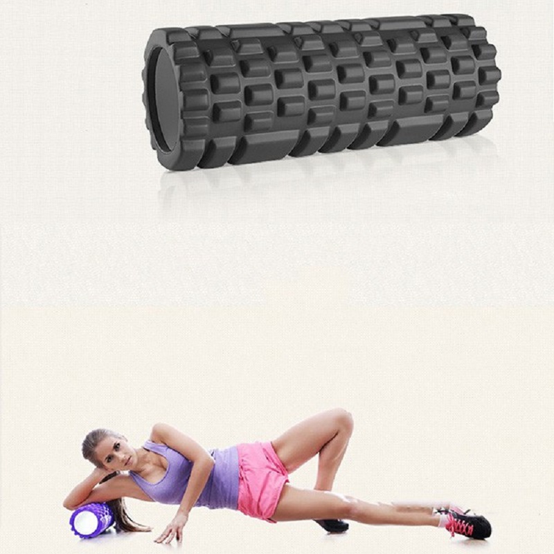 Con Lăn Hỗ Trợ Tập Yoga - YOGA QG, Ống Trụ Có Gai Massage Giúp Phục Hồi và Massage Phần Cơ, Hỗ Trợ Trong Các Bà Tập Thể Hình, Giảm Thiểu Chấn Thương