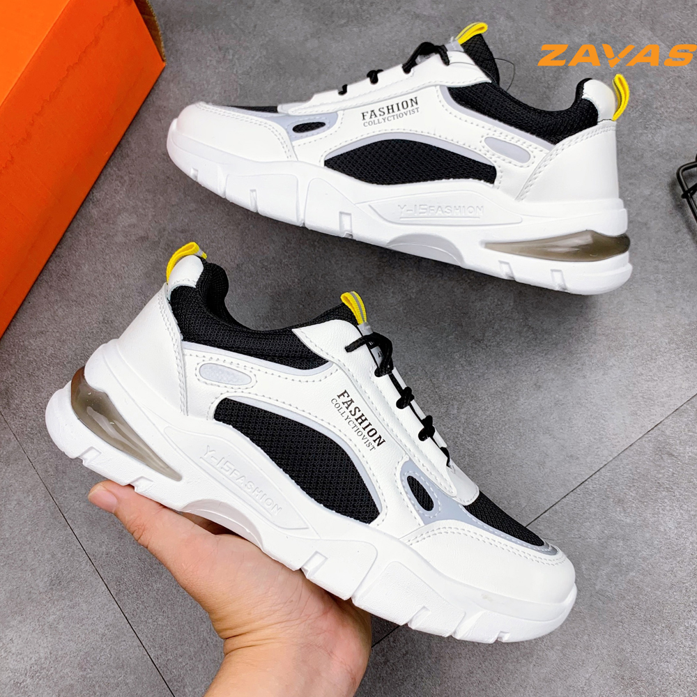 Hình ảnh Giày thể thao sneaker nữ đế êm nhẹ thoáng khí thương hiệu ZAVAS - S396