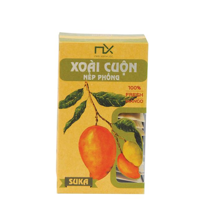 COMBO 4 HỘP MỨT SẤY NAM XANH ( MƠ, TẮC, XOÀI SẤY PHỦ GẤC, XOÀI CUỘN NẾP PHỒNG)