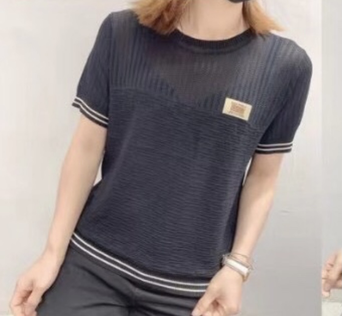 Áo len dệt kim mặc mùa hè thoáng mát giặt không nhăn,free size 55kg