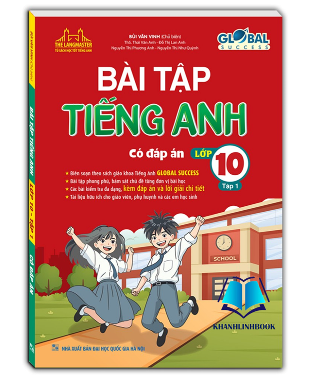 SÁCH GLOBAL SUCCESS - Bài tập tiếng anh lớp 10 tập 1 (có đáp án)