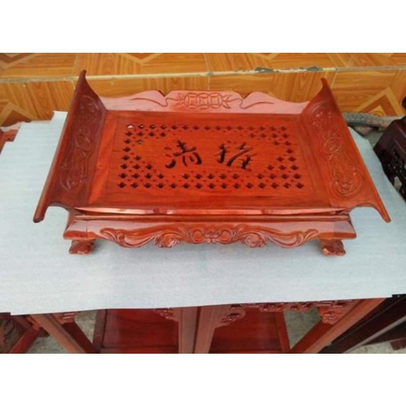 Khay trà thuyền - Khay trà khổng minh gỗ Hương