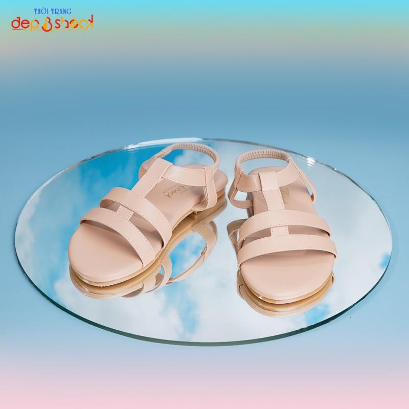 sandal quai ngang hậu thun đế bệt big size Ms 355