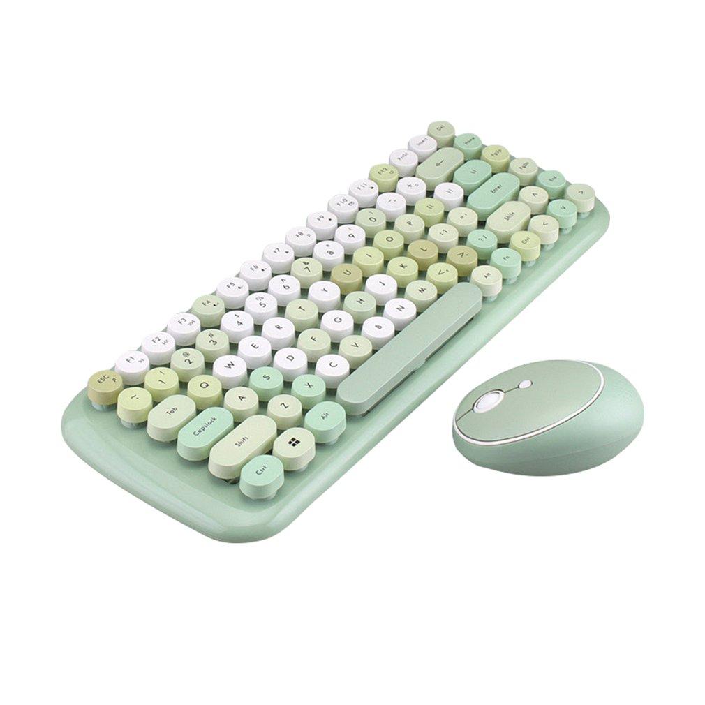 Dây MOFii Không Dây Bàn Phím Và Chuột Ergonomic Xách Tay Nhà Văn Phòng Sử Dụng USB Bàn Phím Chuột Quang Màu Hỗn Hợp Phiên Bản