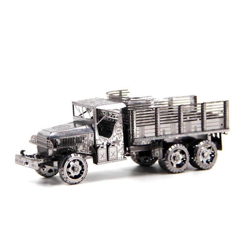 Mô Hình Lắp Ráp 3d Xe Tải Quân Sự GMC CCKW-353  - Hoa Kỳ