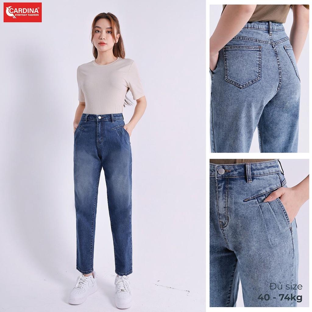 Quần Jeans Nữ  Cao Cấp Quần Bò Dáng Baggy Bắt Trend Siêu Hot 2Q12