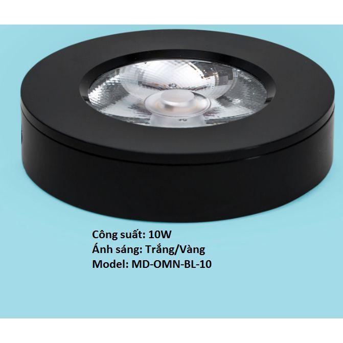 ốp nổi mini vỏ màu đen mắt led COB