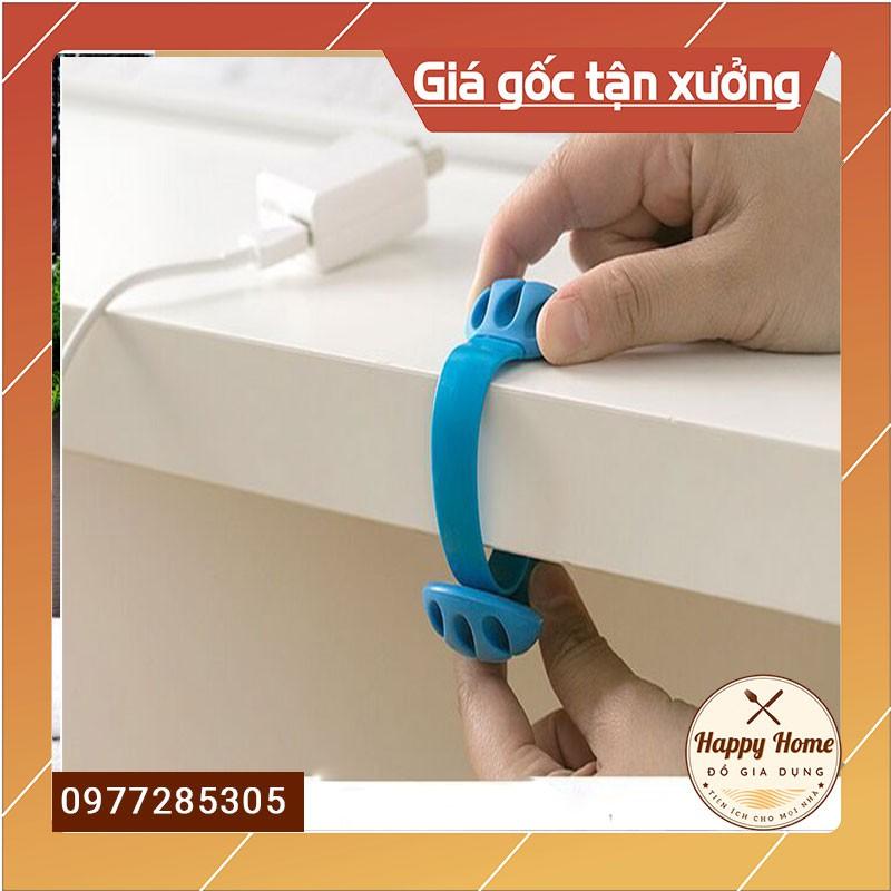 Kẹp phân loại cố định CHỐNG ĐỨT GÃY dây cáp xạc điện thoại gọn gàng tiện lợi