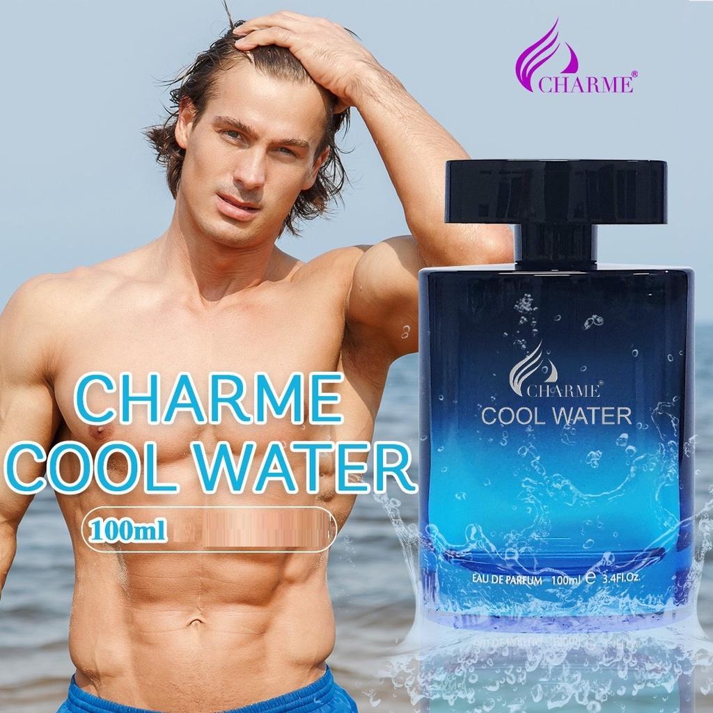 Nước Hoa Nam CHARME COOL WATER 100ml Lưu Hương Lâu Thơm Mát, Mạnh Mẽ và Thanh Lịch Cho Các Quý Ông