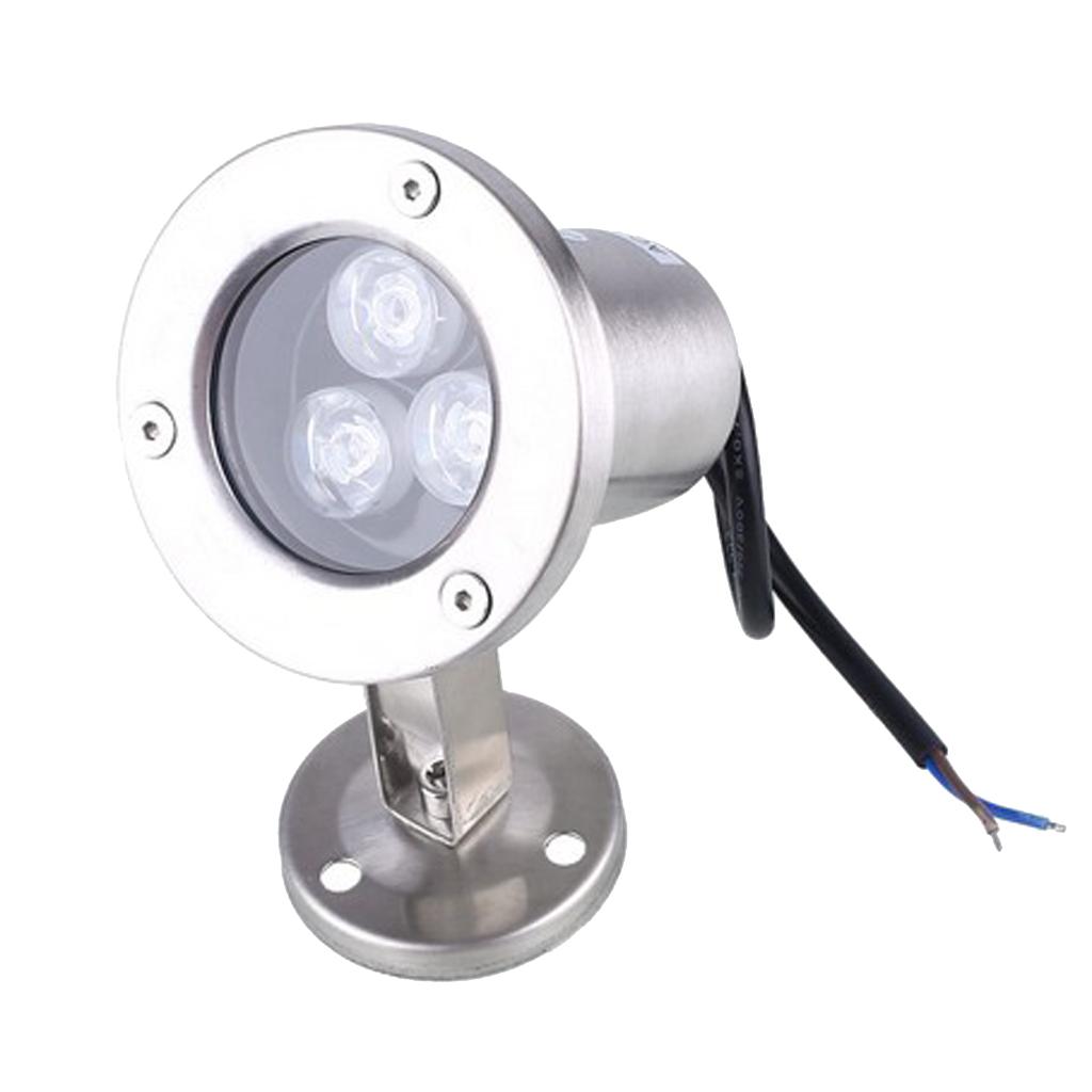 3W Underwater LED Swimming Pool Light Outdoor Garden Bulb Lamp Warm White