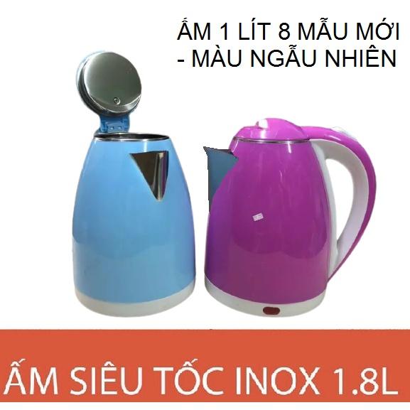 Bình đun nước siêu tốc inox, ấm đun nước, bình siêu tốc