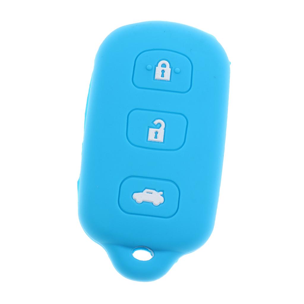 Car Key Silicone 3+1 Buttons Protective Case Cover For
