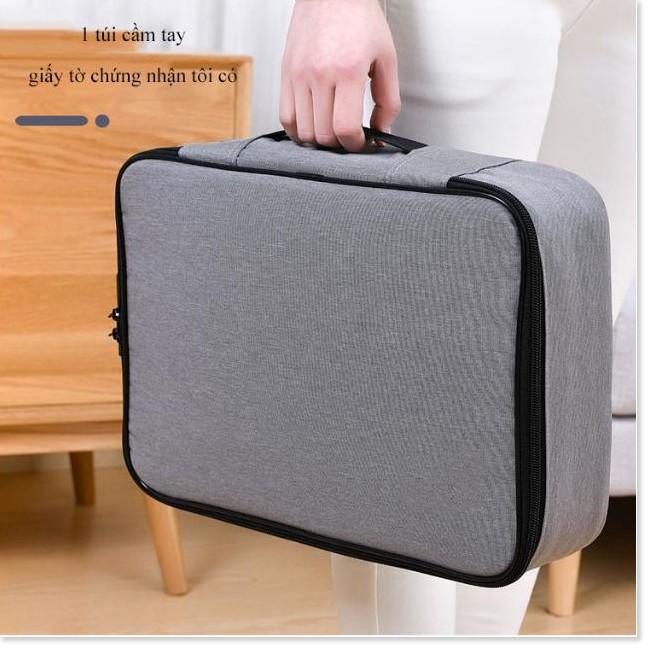 Túi du lịch đa năng đựng laptop giấy tờ có khoá mật mã CERTIFICATE BAG