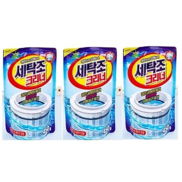 Bộ 3 Gói Bột Tẩy Lồng Máy Giặt Hàn Quốc 450G - Free Ship Toàn Quốc