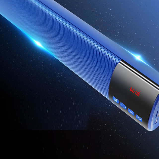 Loa Bluetooth Soundbar B28S, Màn Hình LED Nổi Bật, Tích Hợp FM, AUX, TF, USB - Âm Thanh Siêu Trầm )