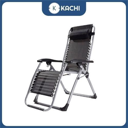 Ghế xếp thư giãn thông minh Kachi MK171 – Màu đen