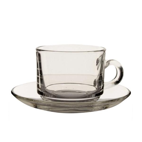 BỘ 6 TÁCH THỦY TINH OCEAN STACK TEA CUP P0340 + P0271