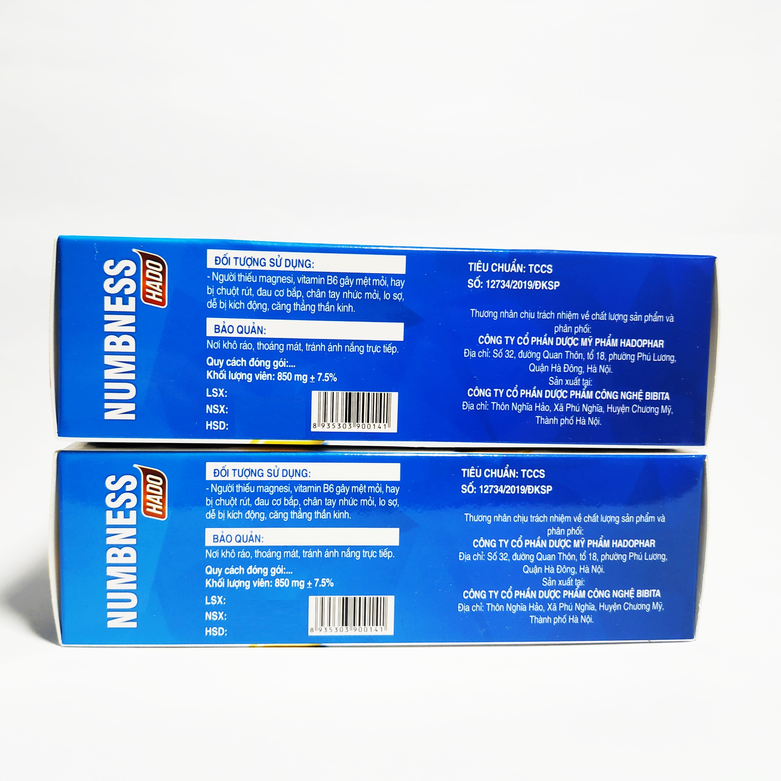 Viên Uống Giảm Co Cơ Chuột Rút, Tê Bì Chân Tay, Giảm Đau Xương Khớp, Giảm Đau Cơ Bắp Căng Thẳng Thần Kinh - Bổ Sung Magie Vitamin B6 - Numbness - Hộp 30 Viên